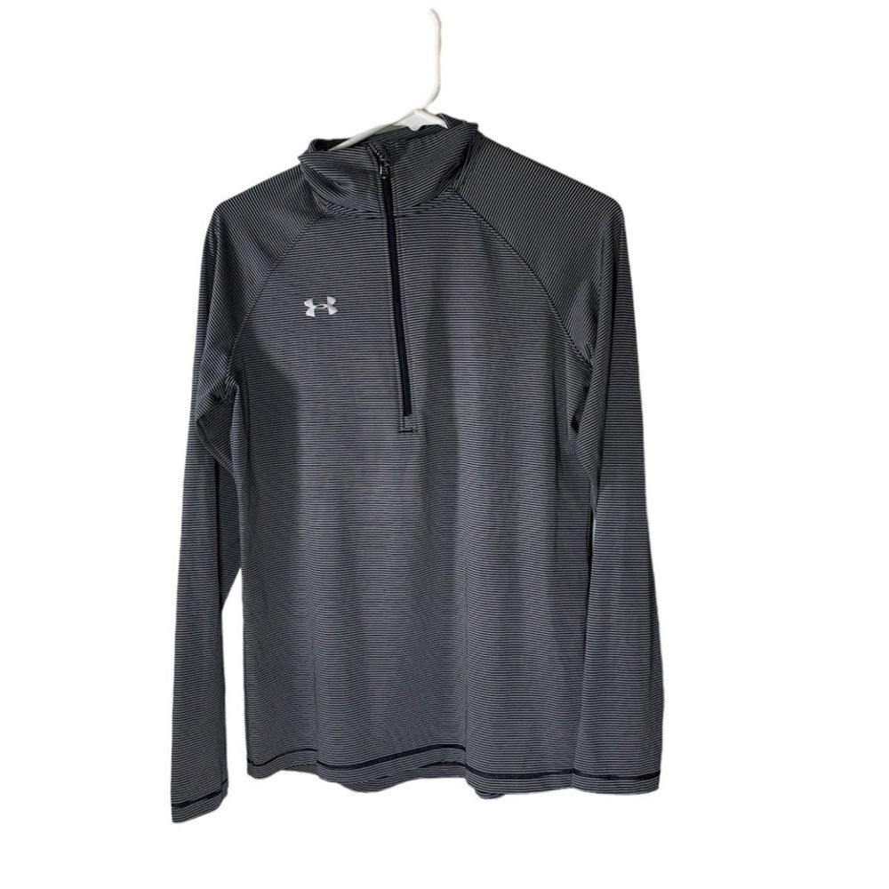 Under Armour Small Black and‎ White 1/4 Zip